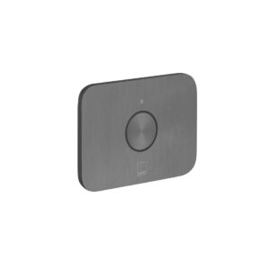 Vado Zone Horizontal Concealed Stop Valve, Brushed Black