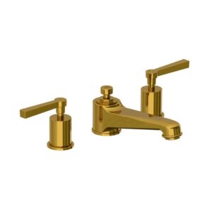 Lefroy Brooks Janey Mac Basin Mixer With Levers - Polished Brass