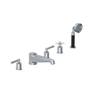 Lefroy Brooks Janey Mac Bath Shower Mixer With Levers - Chrome