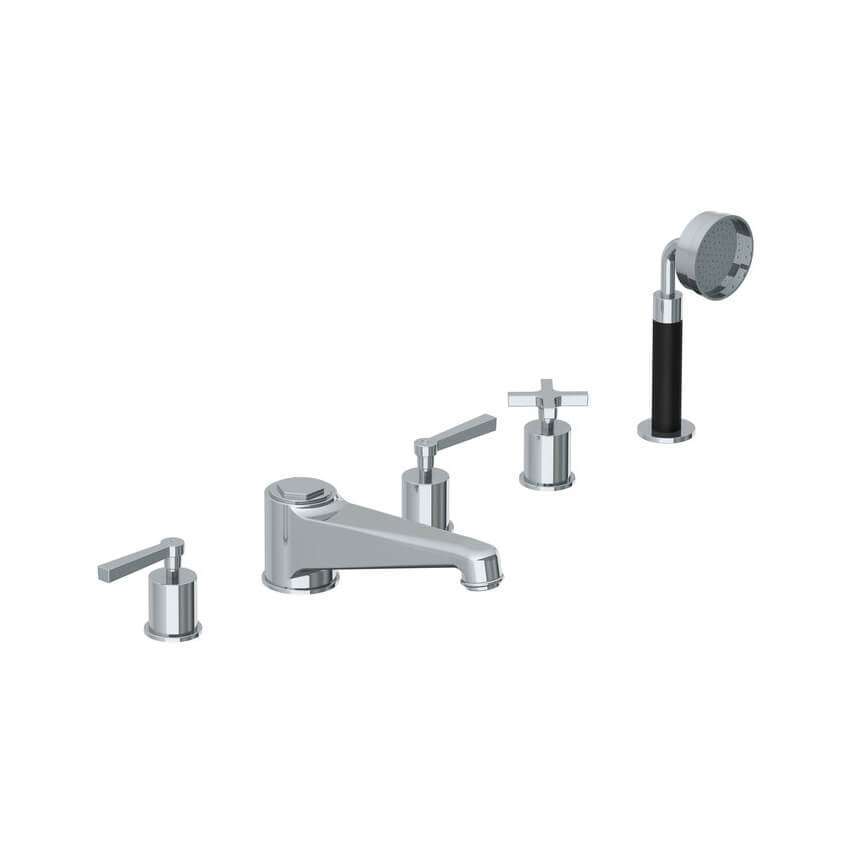 Lefroy Brooks Janey Mac Bath Shower Mixer With Levers - Chrome