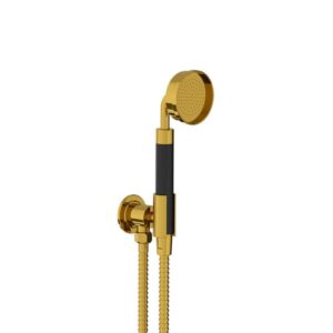 Lefroy Brooks Janey Mac Modern Hand Shower Set - Antique Gold