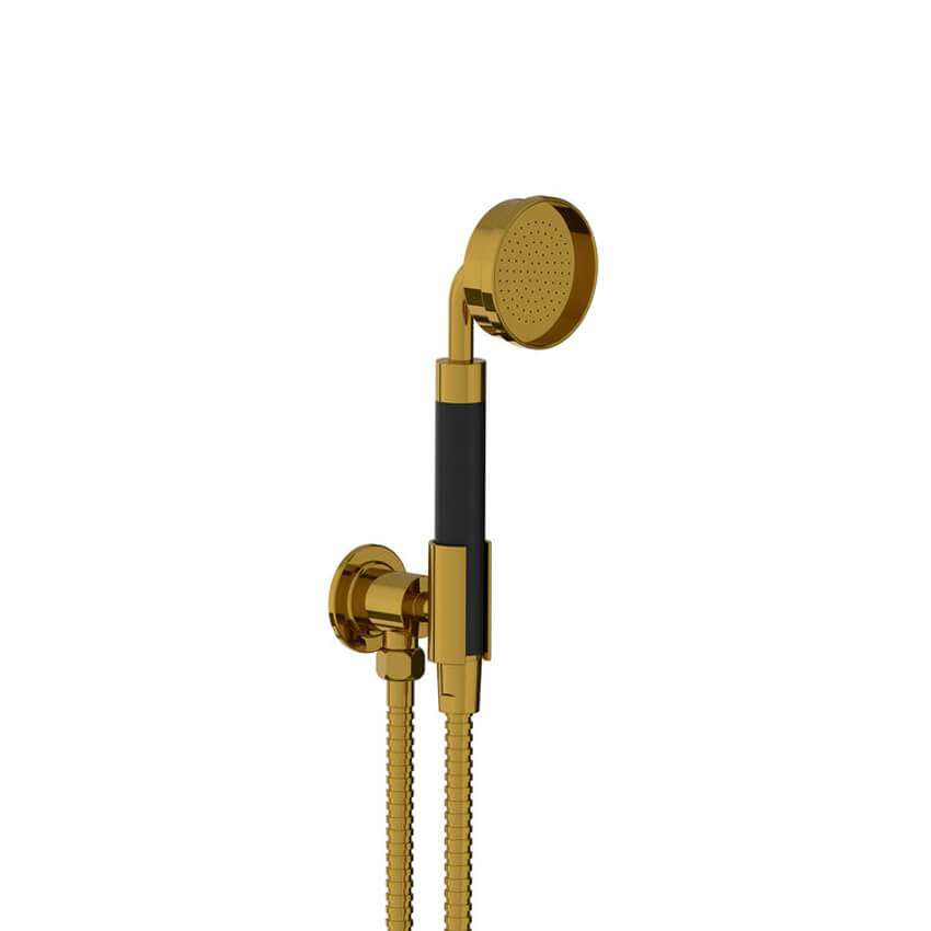 Lefroy Brooks Janey Mac Modern Hand Shower Set - Polished Brass