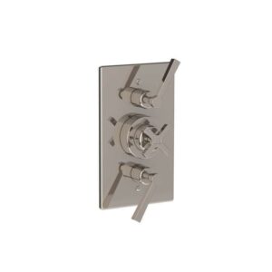 Lefroy Brooks Janey Mac Concealed Dual Thermostatic Valve - Silver Nickel