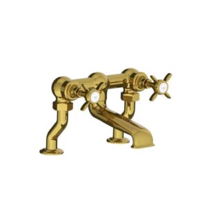 Lefroy Brooks Classic Bath Bridge Filler - Antique Gold