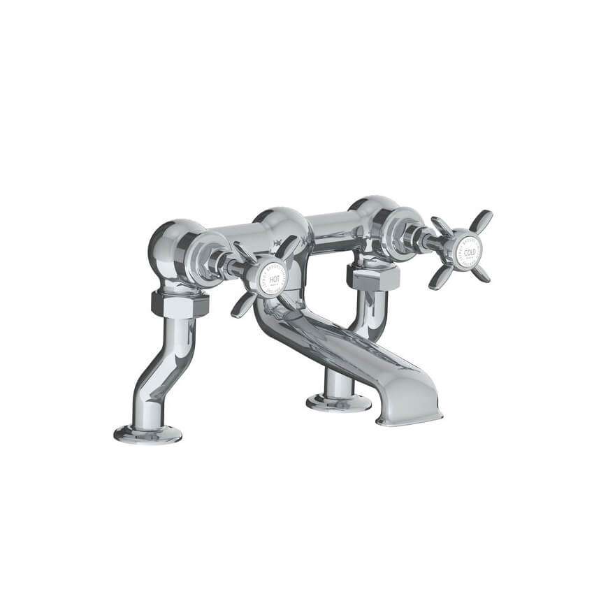 Lefroy Brooks Classic Bath Bridge Filler - Chrome