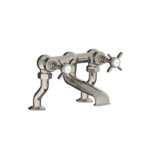Lefroy Brooks Classic Bath Bridge Filler - Silver Nickel