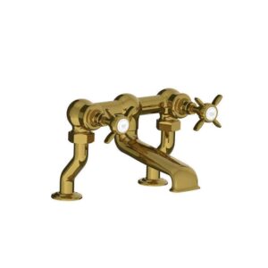 Lefroy Brooks Classic Bath Bridge Filler - Polished Brass