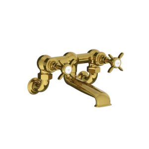 Lefroy Brooks Classic Bath Bridge Filler - Antique Gold