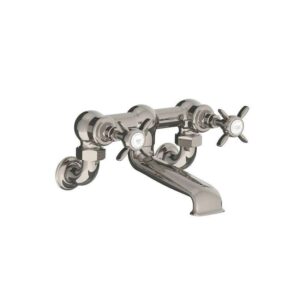 Lefroy Brooks Classic Bath Bridge Filler - Silver Nickel