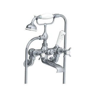 Lefroy Brooks Classic Bath Shower Mixer - Chrome