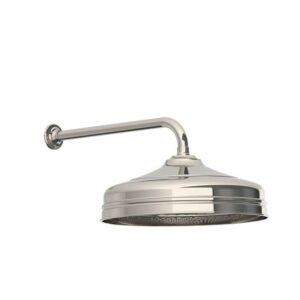 Lefroy Brooks Classic 12" Shower Head Pack - Silver Nickel