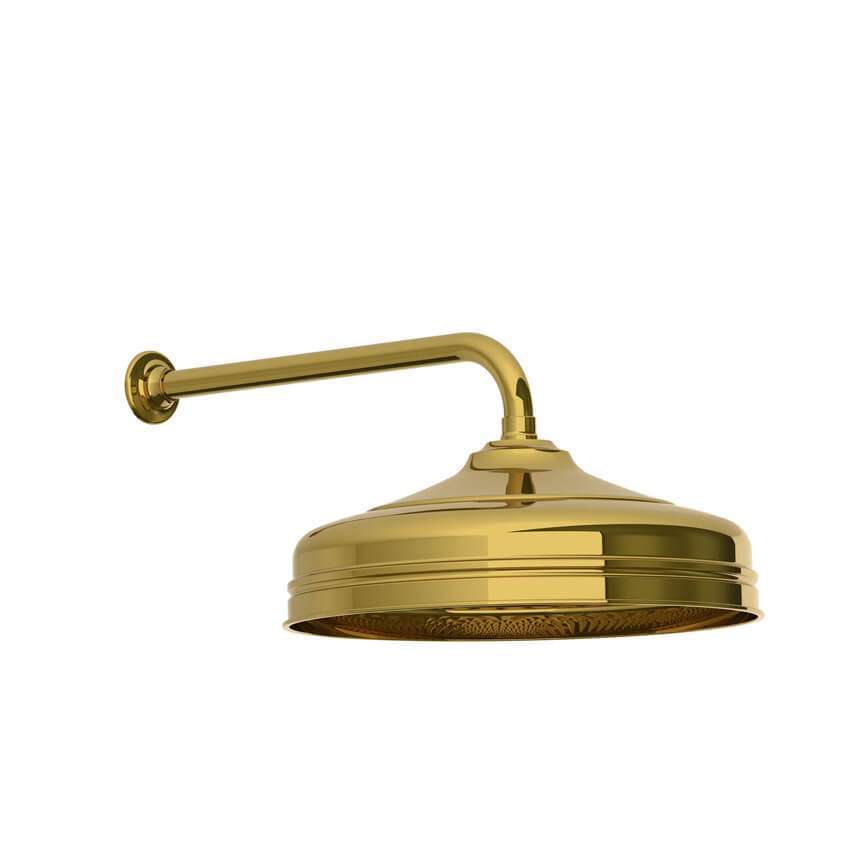 Lefroy Brooks Classic 12" Shower Head Pack - Polished Brass
