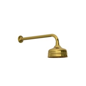 Lefroy Brooks Classic 5" Shower Head Pack - Polished Brass