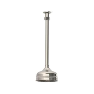 Lefroy Brooks Classic 5" Ceiling Shower Head Pack - Silver Nickel