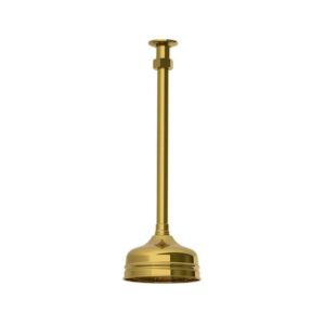 Lefroy Brooks Classic 5" Ceiling Shower Head Pack - Polished Brass
