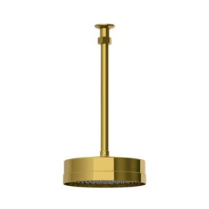 Lefroy Brooks Ten Ten 8" Ceiling Shower Head Pack - Polished Brass