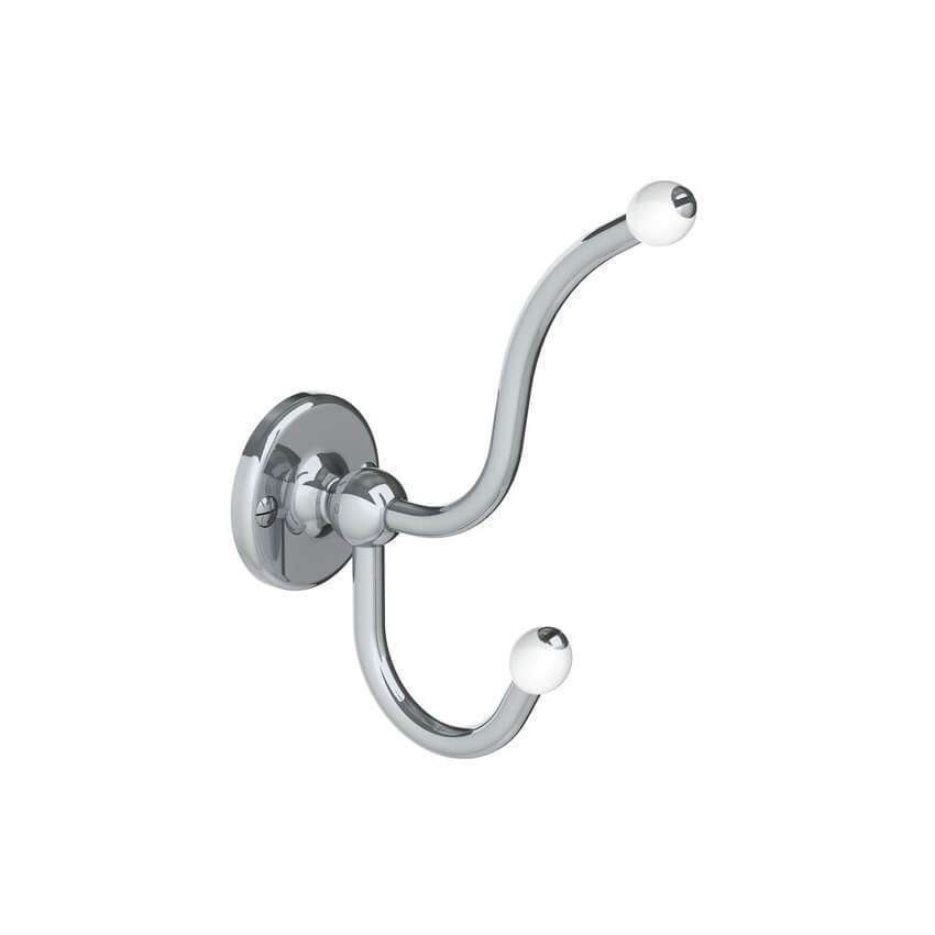 Lefroy Brooks Classic Double Robe Hook - Chrome