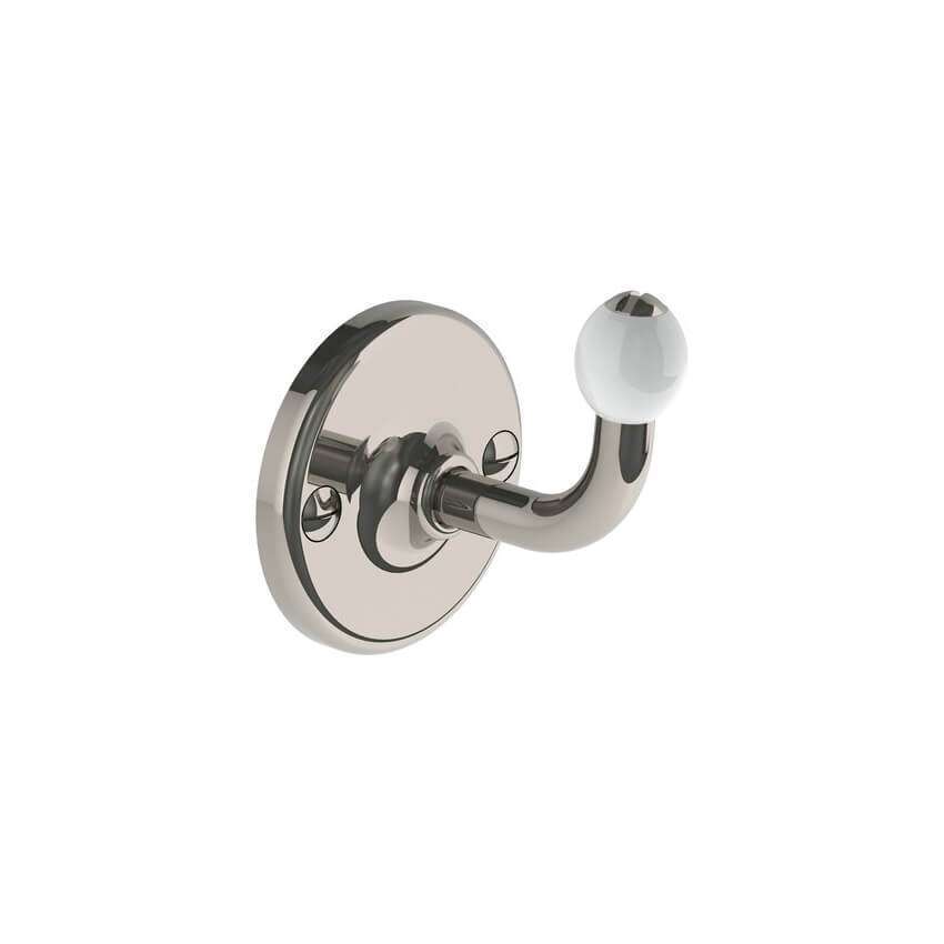 Lefroy Brooks Classic Robe Hook - Silver Nickel