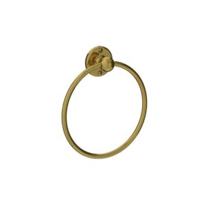 Lefroy Brooks Classic Towel Ring - Polished Brass