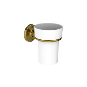 Lefroy Brooks Edwardian Tumbler Holder - Polished Brass