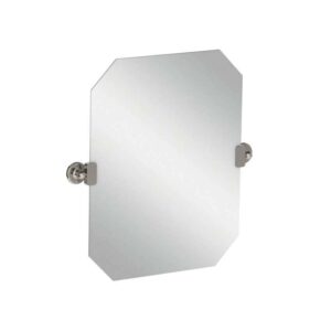 Lefroy Brooks Classic Octagonal Tilting Mirror - Silver Nickel