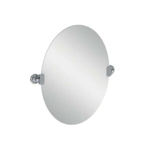 Lefroy Brooks Classic Oval Tilting Mirror - Chrome