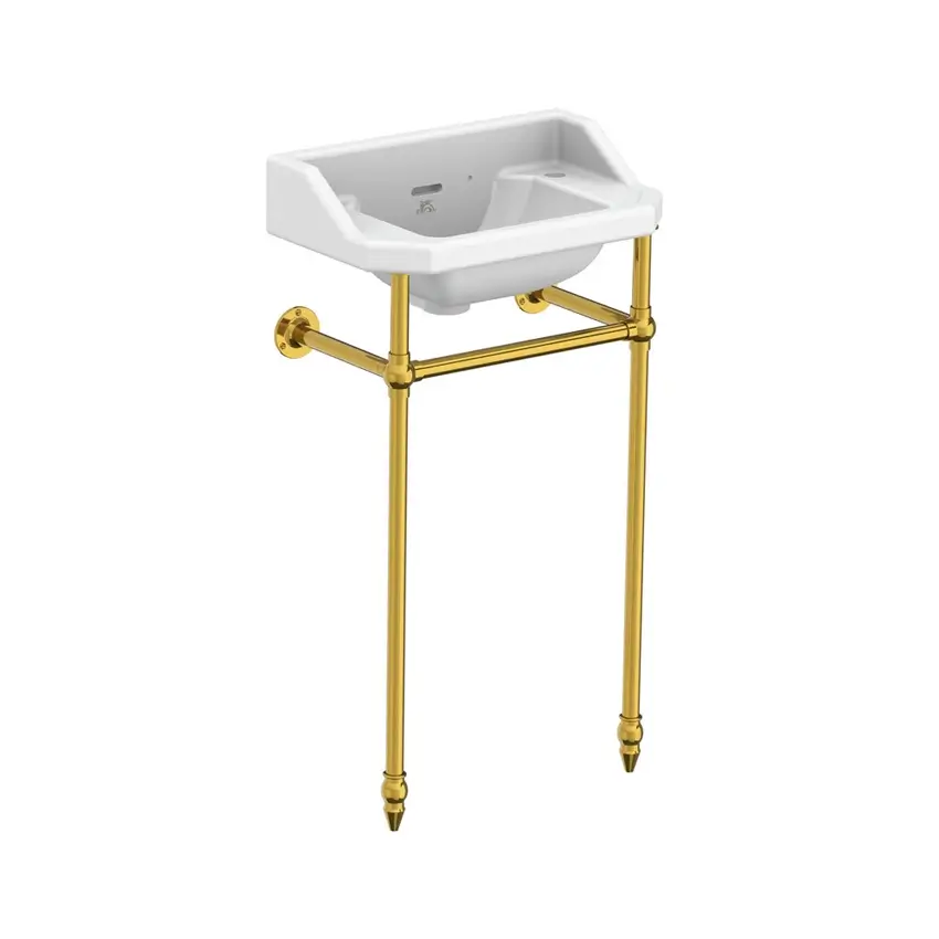 Lefroy Brooks Charterhouse Cloakroom Basin With Stand - Image 3