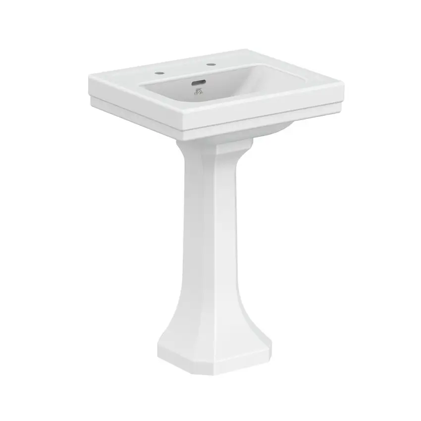 Lefroy Brooks Metropole Basin With Pedestal - Image 2