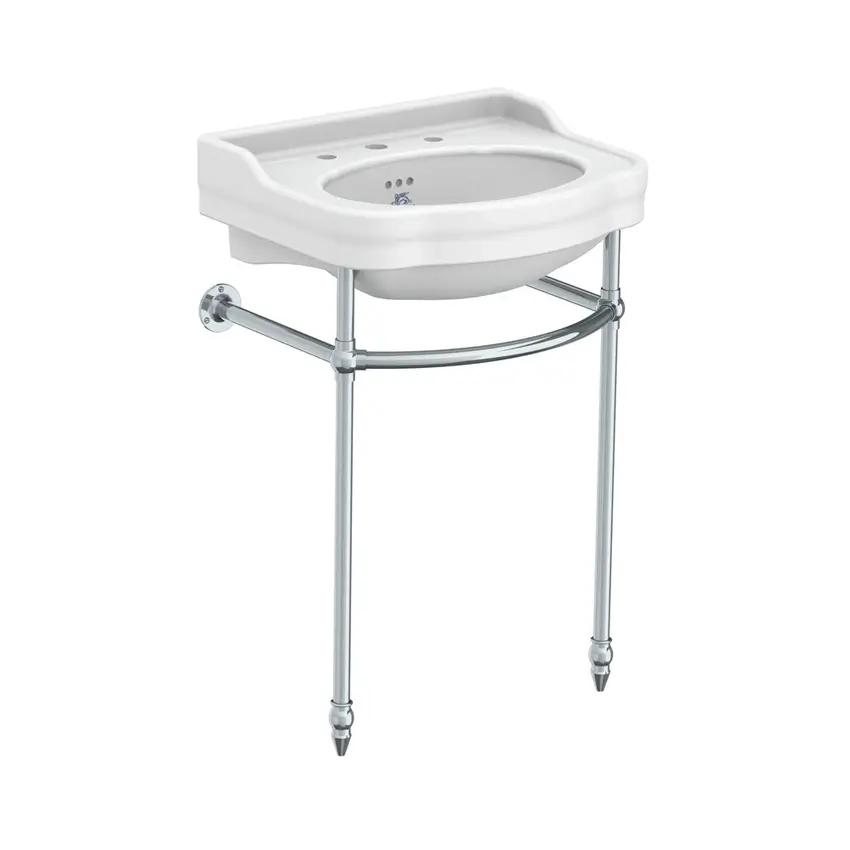Lefroy Brooks La Chapelle 57cm Basin With Stand - Image 2