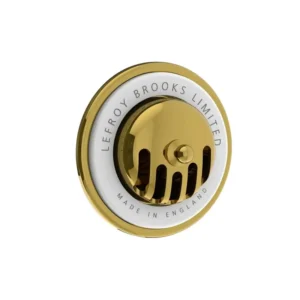 Lefroy Brooks Grated Bath Overflow For Use With LB1377 & LB1382 - Polished Brass