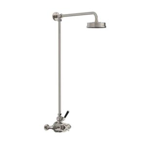 Lefroy Brooks Mackintosh Thermostatic Valve With Riser - Silver Nickel