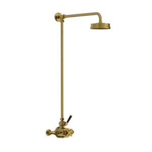 Lefroy Brooks Mackintosh Thermostatic Valve With Riser - Polished Brass