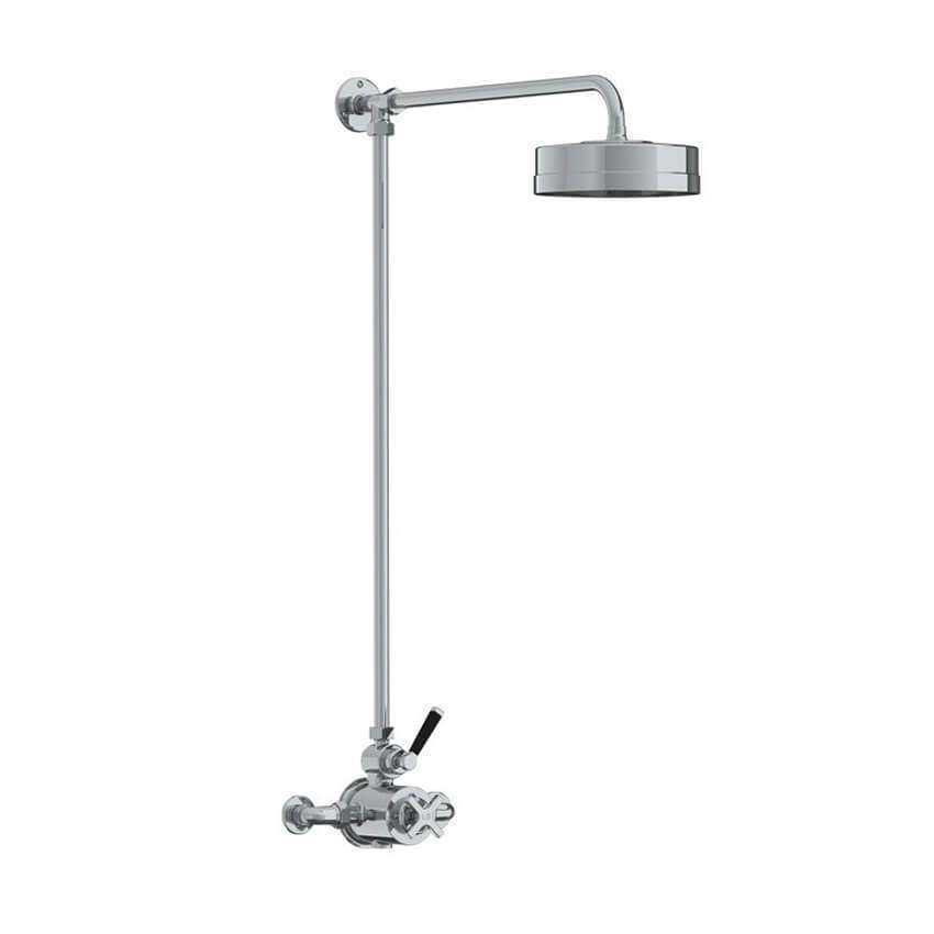 Lefroy Brooks Mackintosh Thermostatic Valve With Riser - Chrome