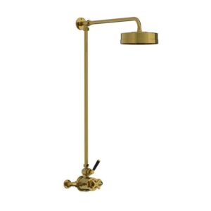 Lefroy Brooks Mackintosh Thermostatic Valve With Riser - Polished Brass