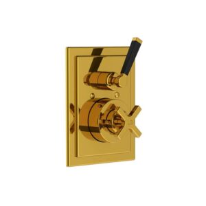 Lefroy Brooks Mackintosh Concealed Thermostatic Valve - Antique Gold