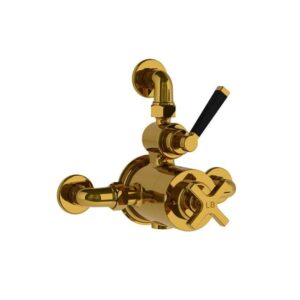 Lefroy Brooks Mackintosh Thermostatic Valve With Top Return - Polished Brass