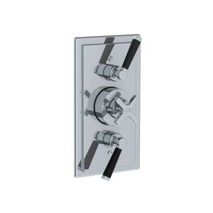 Lefroy Brooks Mackintosh Concealed Dual Thermostatic Valve - Chrome