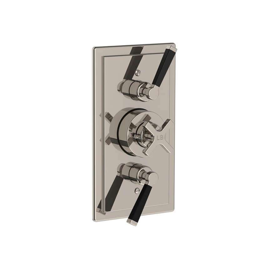 Lefroy Brooks Mackintosh Concealed Dual Thermostatic Valve - Silver Nickel