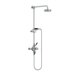 Lefroy Brooks Mackintosh Dual Thermostatic Valve With Riser - Chrome