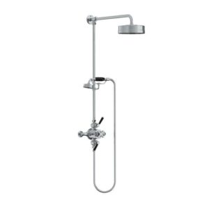 Lefroy Brooks Mackintosh Dual Thermostatic Valve With Riser - Chrome