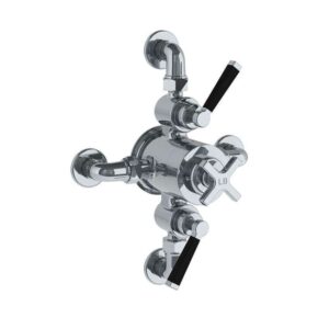 Lefroy Brooks Mackintosh Dual Thermostatic Valve With Top/Bottom Return - Chrome
