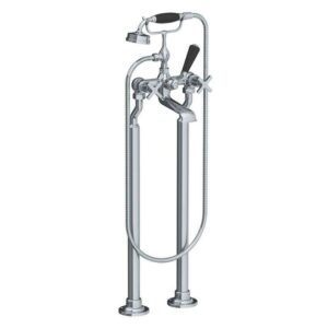 Lefroy Brooks Mackintosh Bath Shower Mixer With Standpipes - Chrome