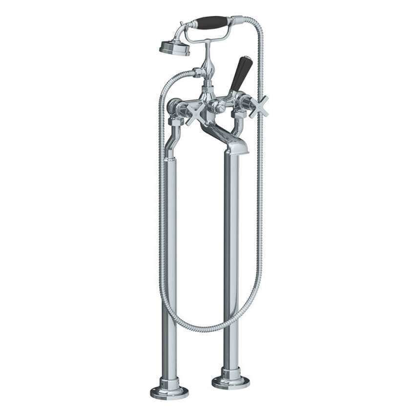 Lefroy Brooks Mackintosh Bath Shower Mixer With Standpipes - Chrome