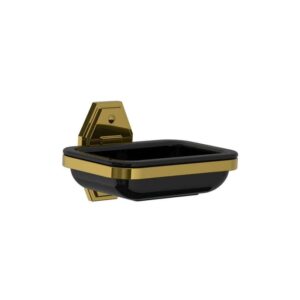 Lefroy Brooks Mackintosh Soap Dish - Polished Brass
