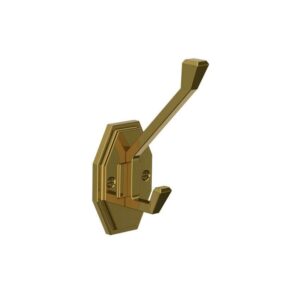 Lefroy Brooks Mackintosh Robe Hook - Polished Brass