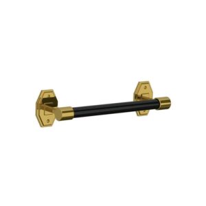 Lefroy Brooks Mackintosh Towel Rail , 12" (304.80mm) - Polished Brass