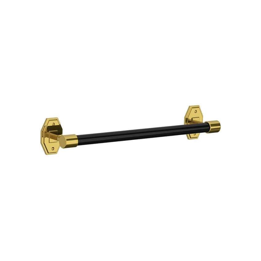 Lefroy Brooks Mackintosh Towel Rail , 18" (457.20mm) - Antique Gold