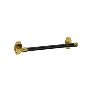 Lefroy Brooks Mackintosh Towel Rail , 18" (457.20mm) - Polished Brass