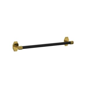 Lefroy Brooks Mackintosh Towel Rail , 24" (609.60mm) - Polished Brass