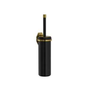 Lefroy Brooks Mackintosh Toilet Brush Holder - Polished Brass